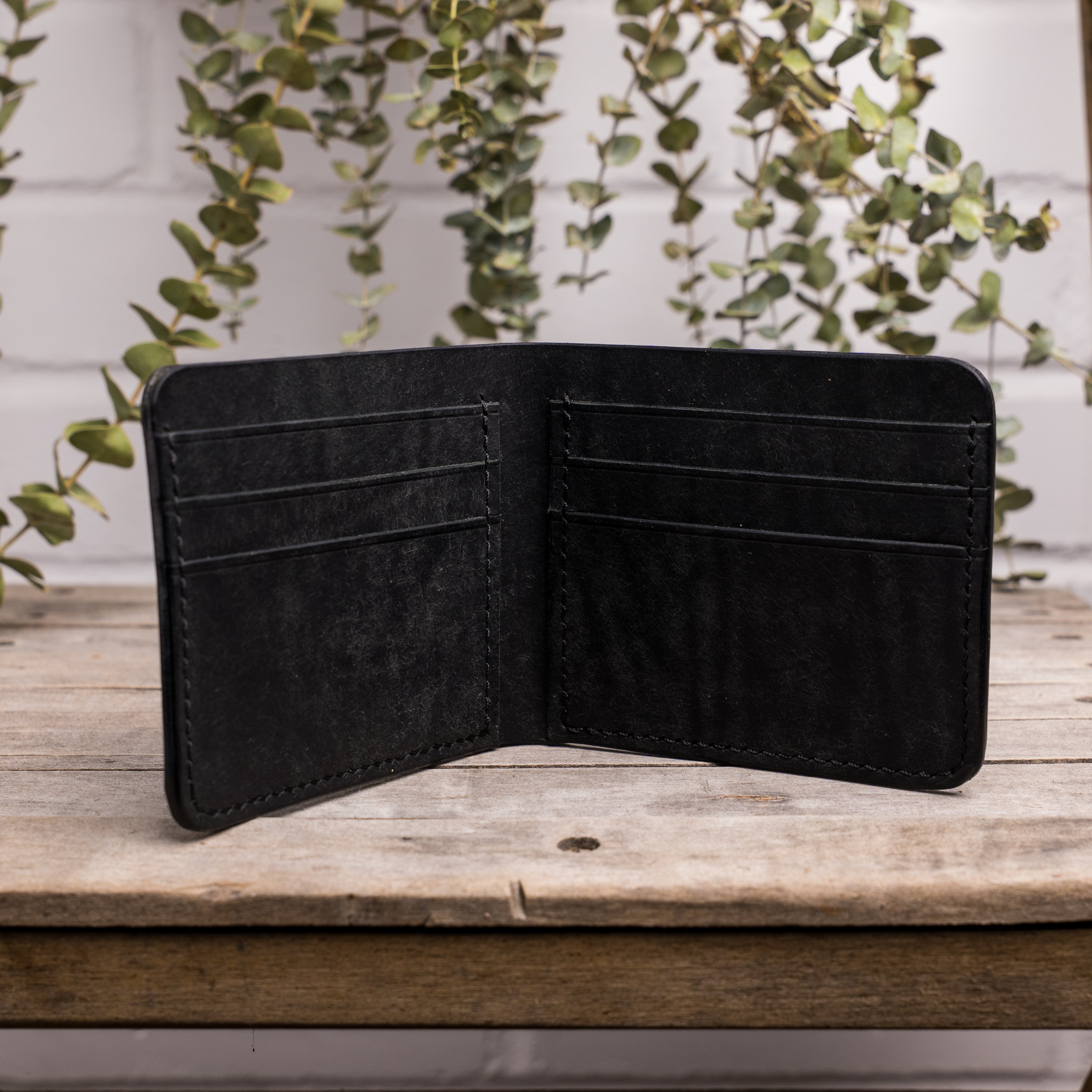 Portefeuille pliable, fait à la main, maroquinerie autochtones
