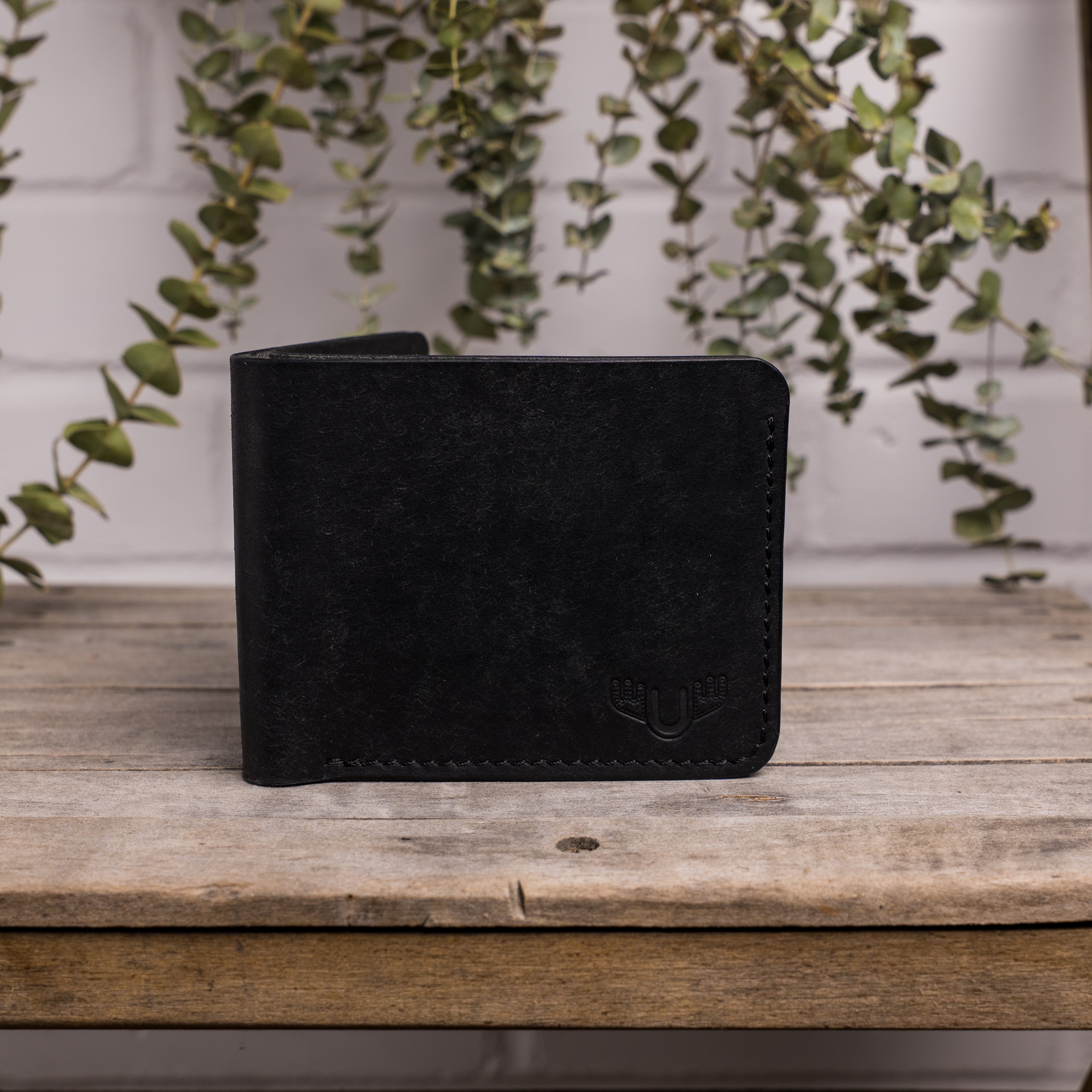 Portefeuille pliable, fait à la main, maroquinerie autochtones