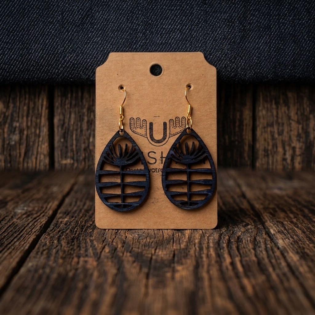 Boucles d'oreilles - "Asham" UNISHAM
