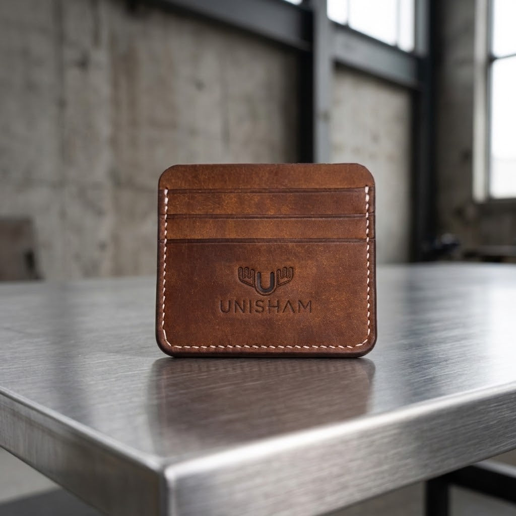 Porte-Carte "Shiship" | Walnut Porte-cartes UNISHAM