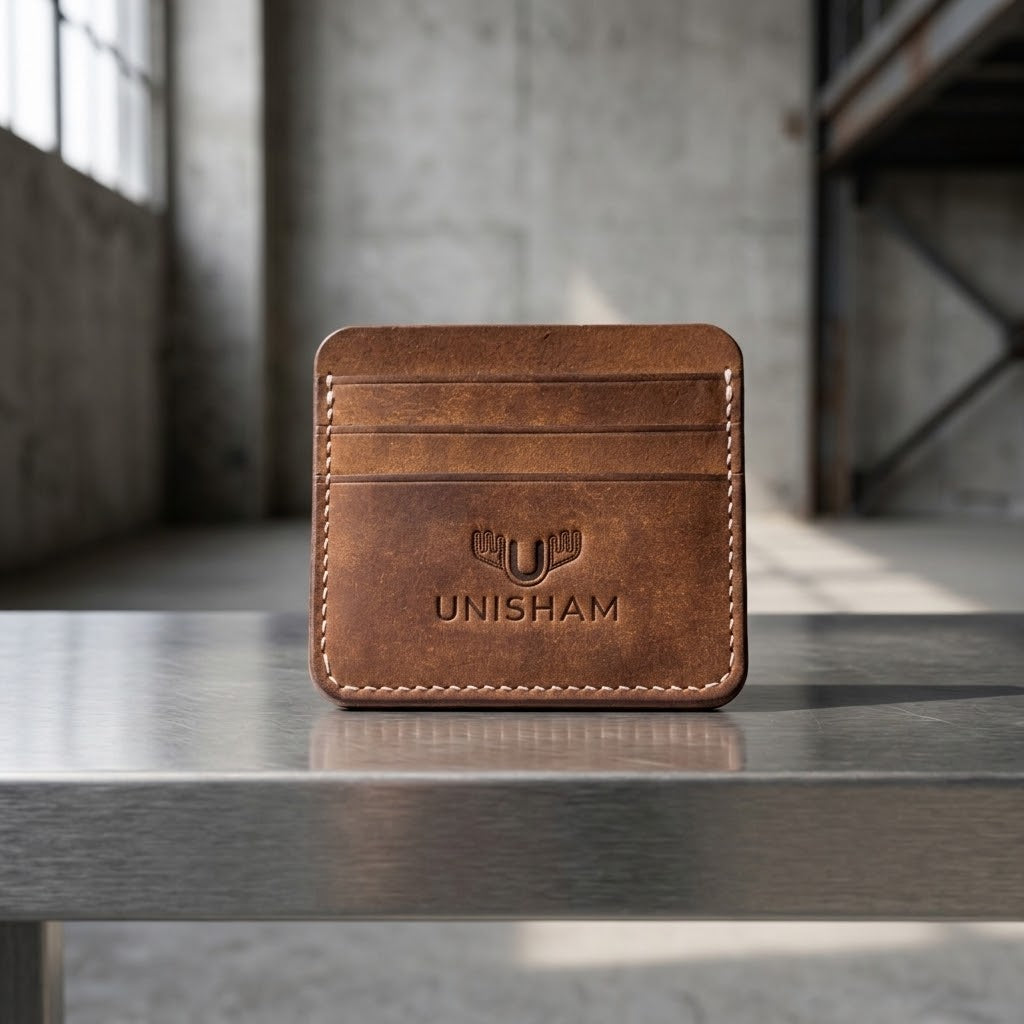 Porte-Carte "Shiship" | Walnut Porte-cartes UNISHAM