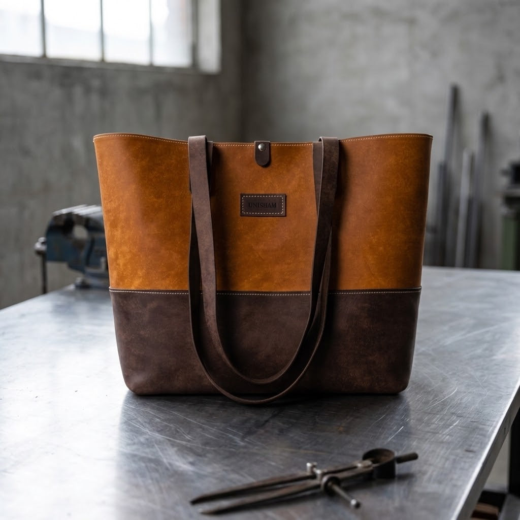 Grand Sac fourre-tout "Kantuut" | Cognac & Castagno Sac fourre-tout UNISHAM