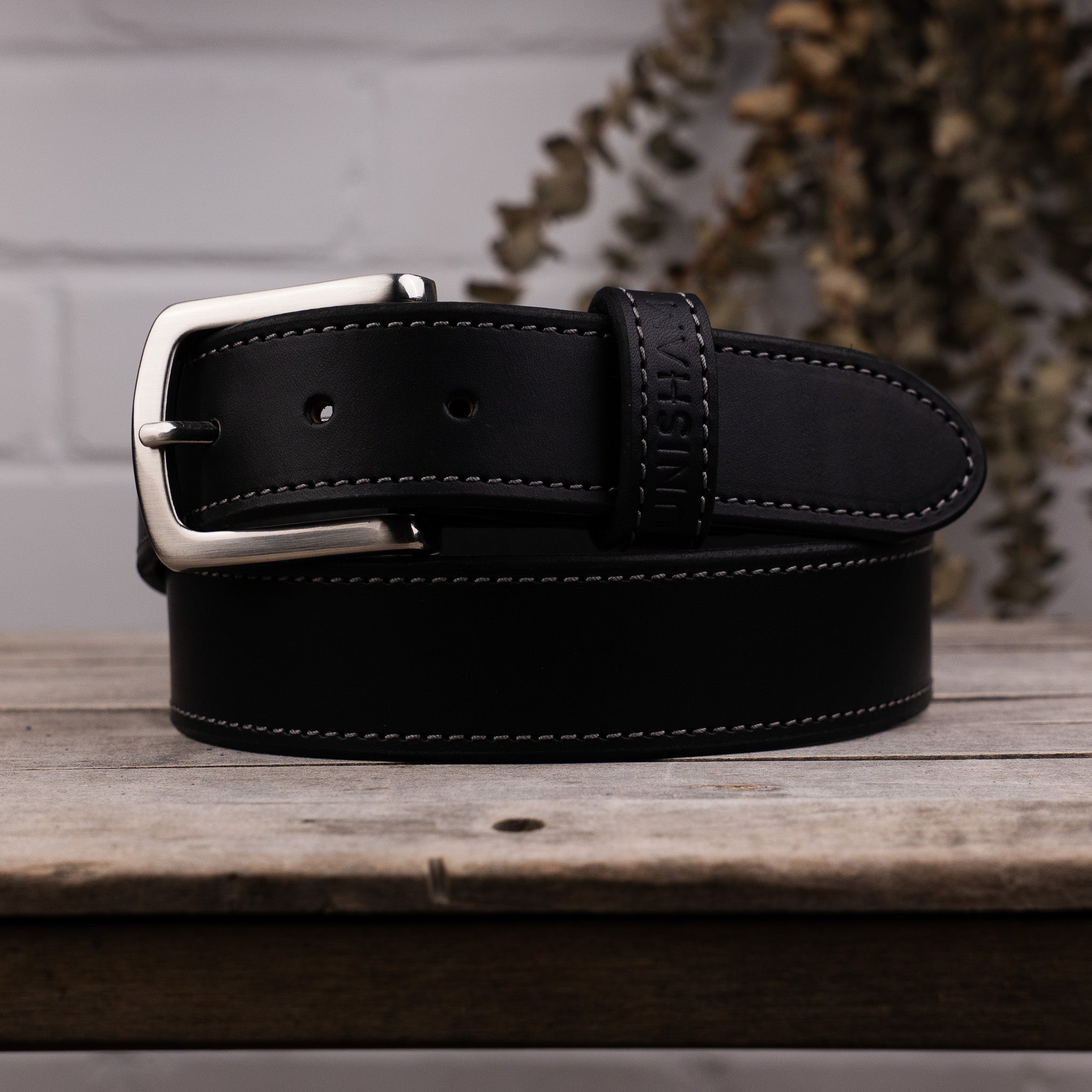ceinture en cuir fit main - Unisham