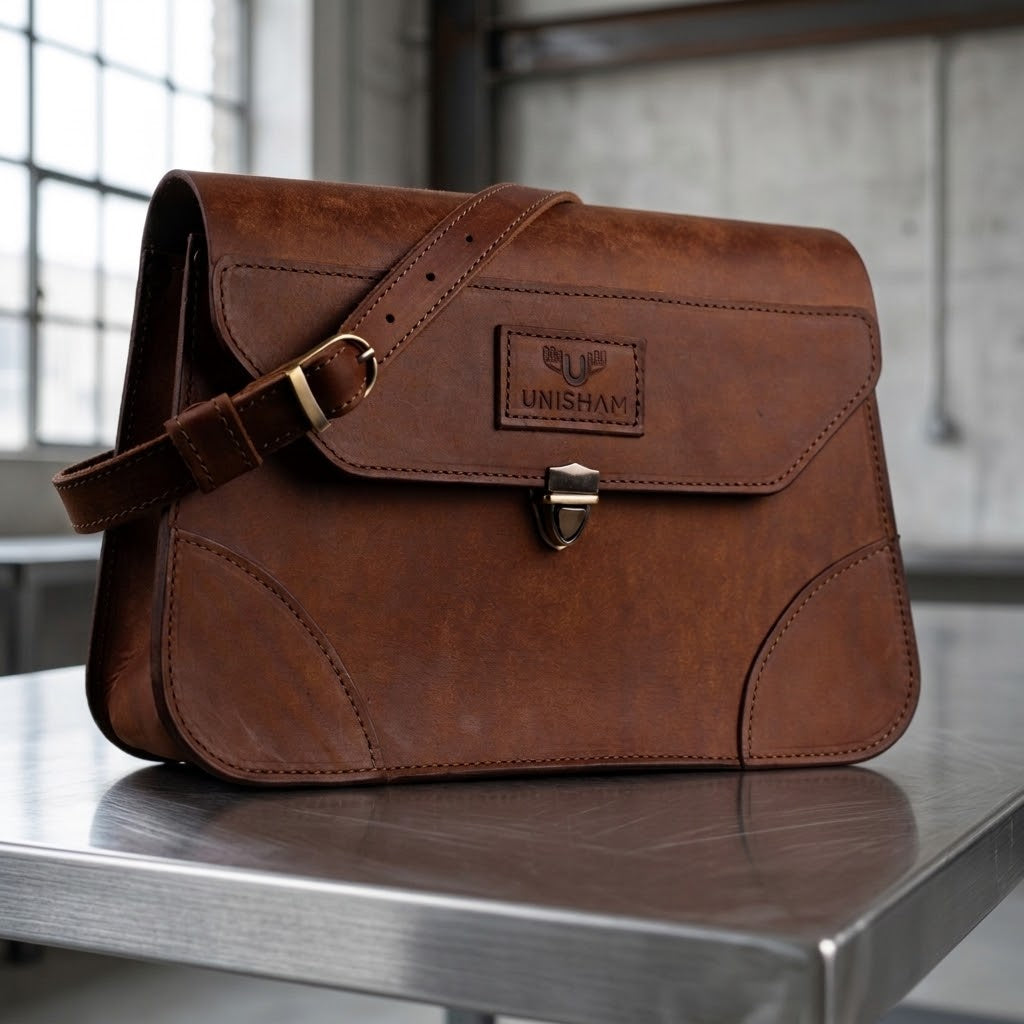 Sac à badoulière "Atiku" | Walnut Sac à bandoulière UNISHAM