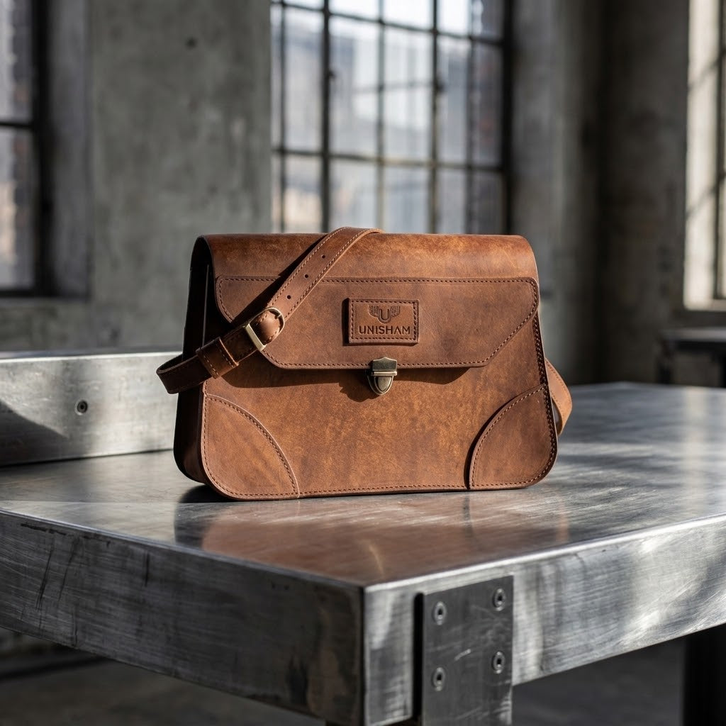 Sac à badoulière "Atiku" | Walnut Sac à bandoulière UNISHAM
