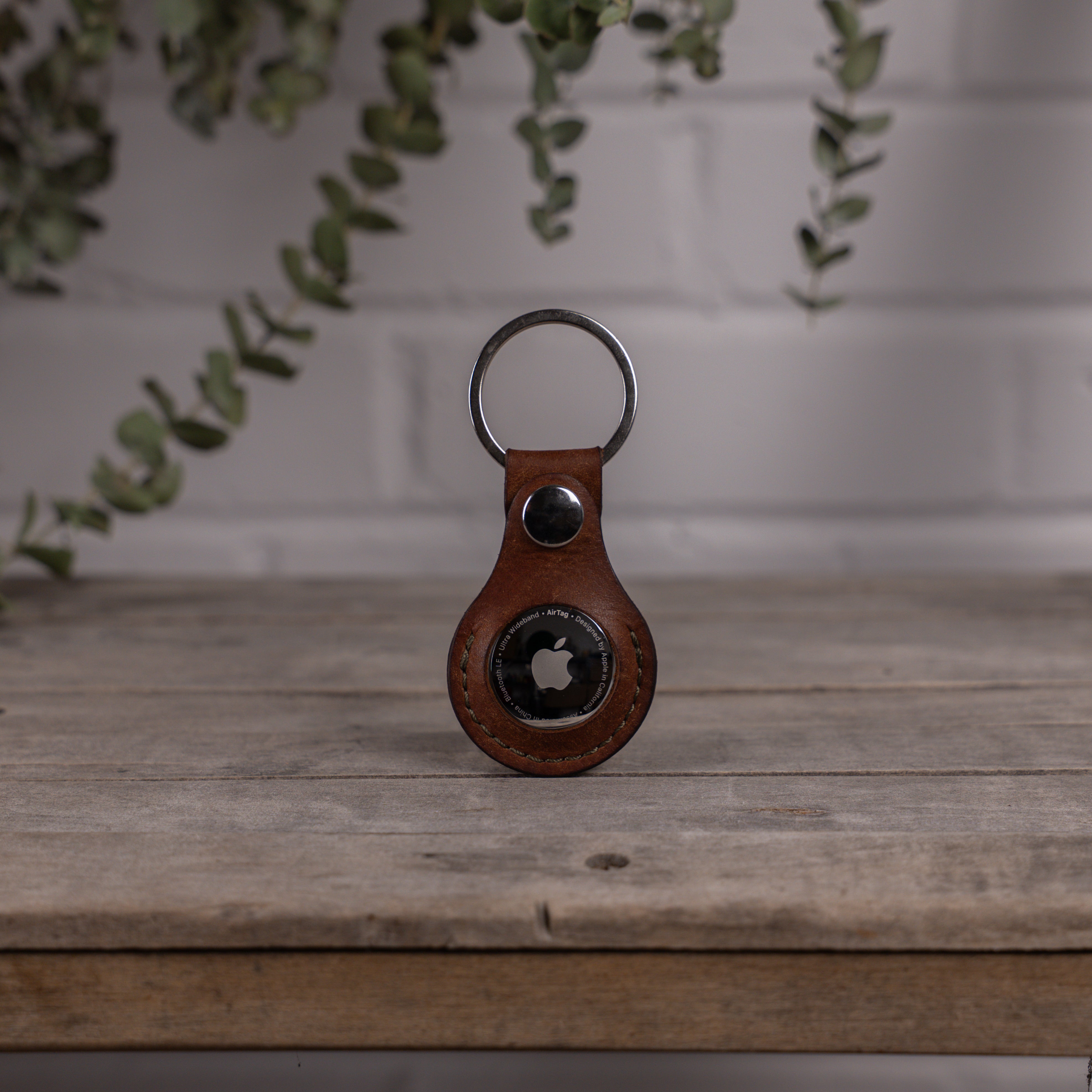 Porte-airtag en cuir, AirTag, fait à la main 