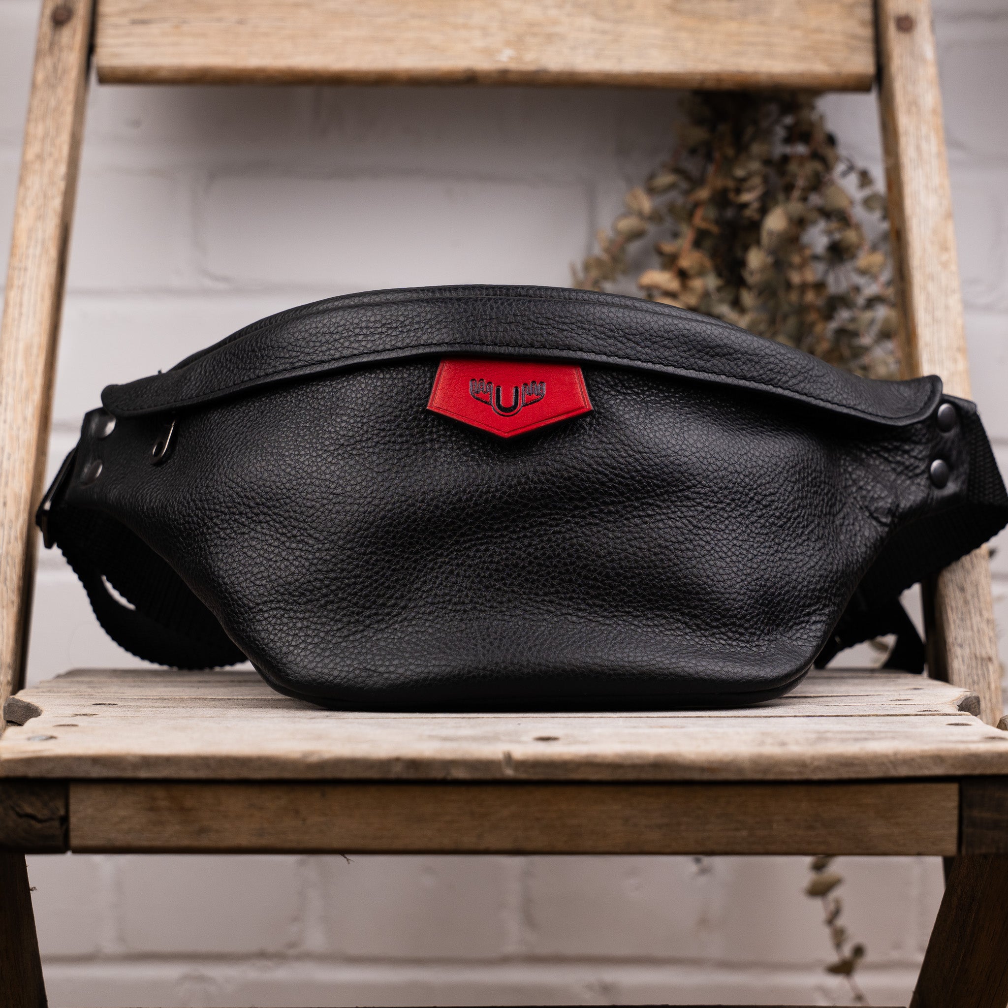 sac banane en cuir fait main - Unisham