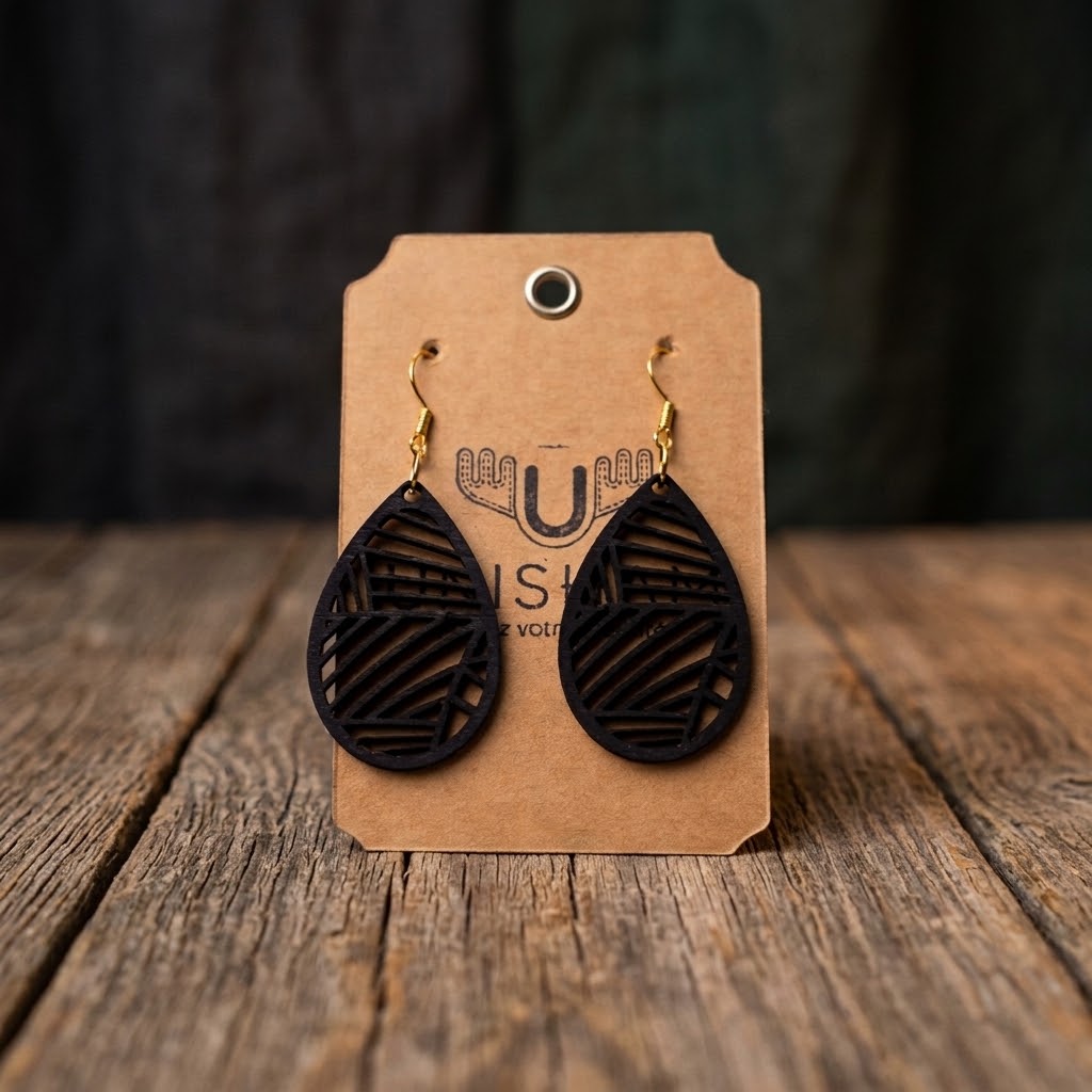 Boucles d'oreilles - "Asham" UNISHAM