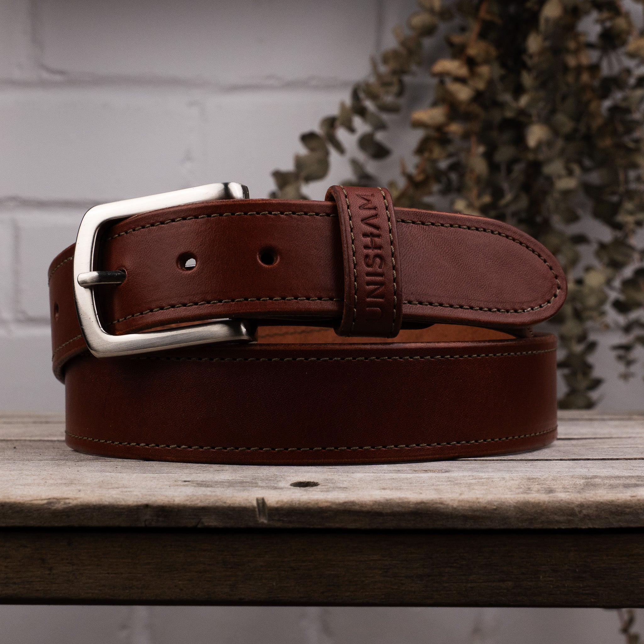 ceinture en cuir fait main - Unisham