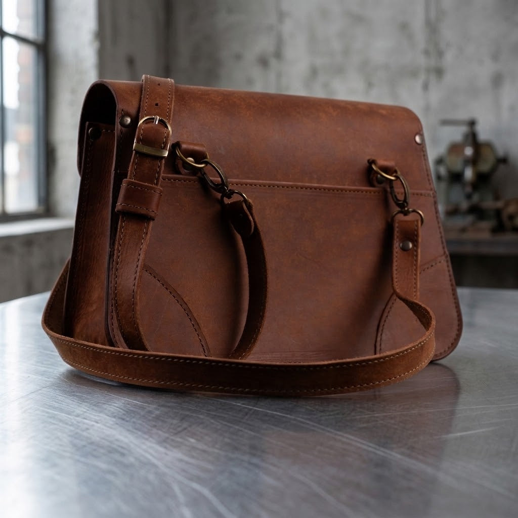 Sac à badoulière "Atiku" | Walnut Sac à bandoulière UNISHAM