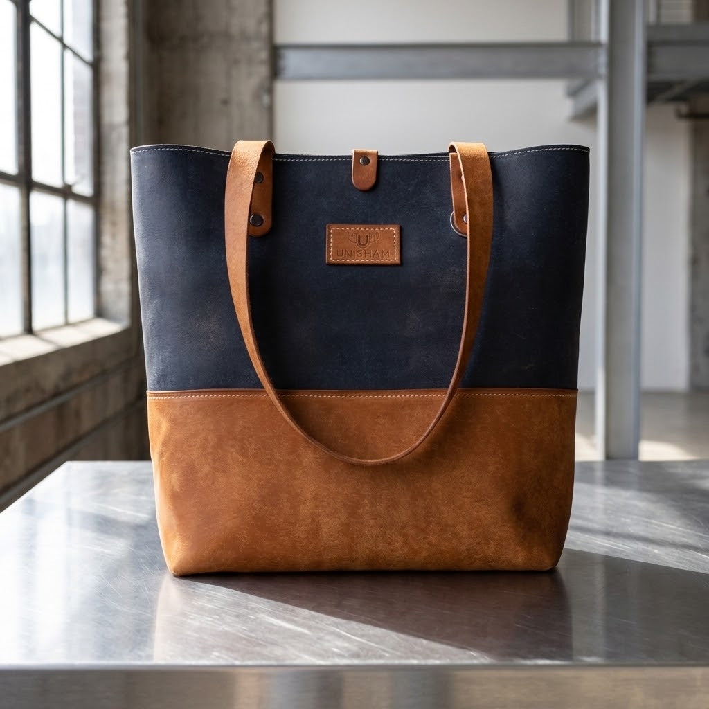 Sac fourre-tout "Kantuut" | Navy et Cognac Sac fourre-tout UNISHAM