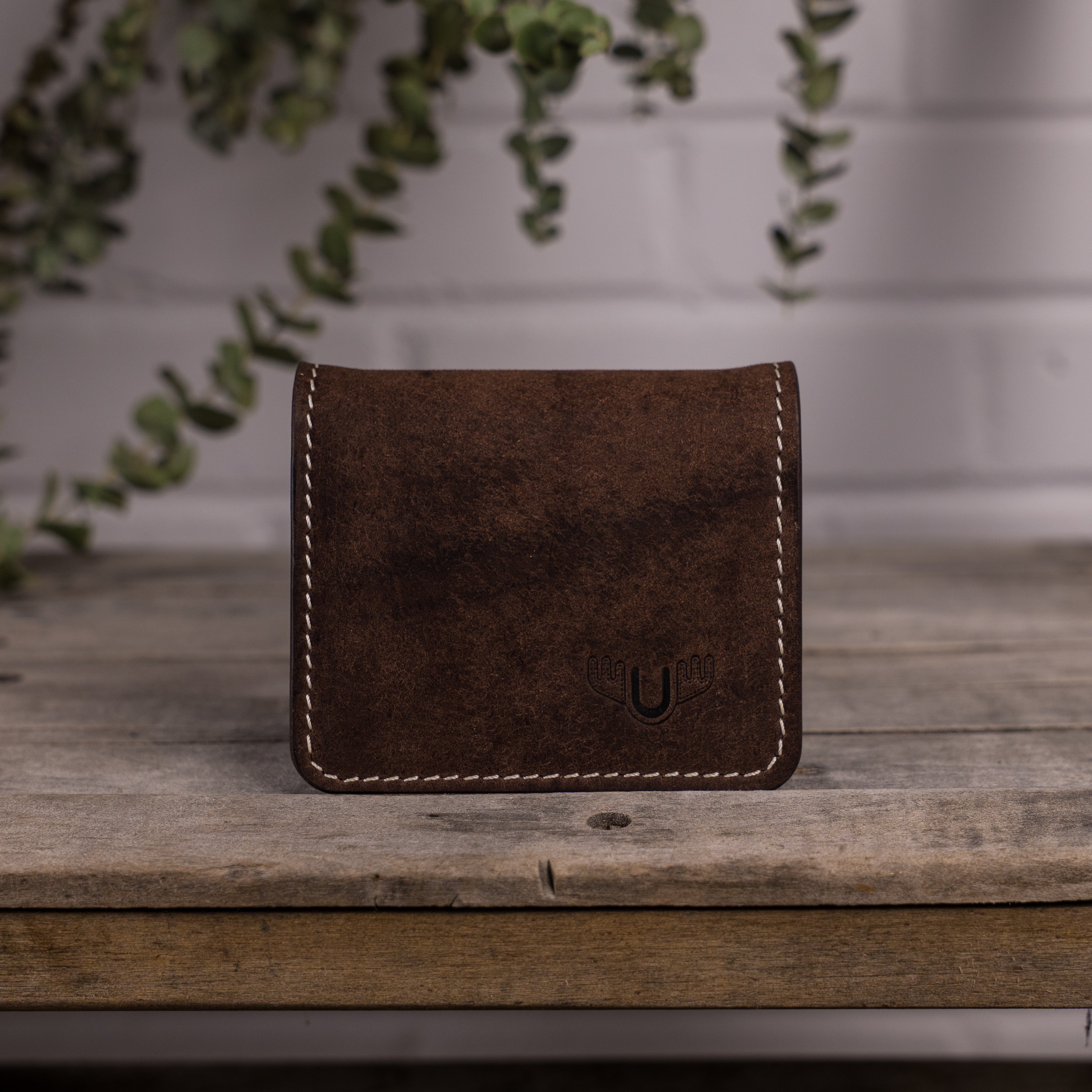 Porte-carte en cuir fait main - Unisham