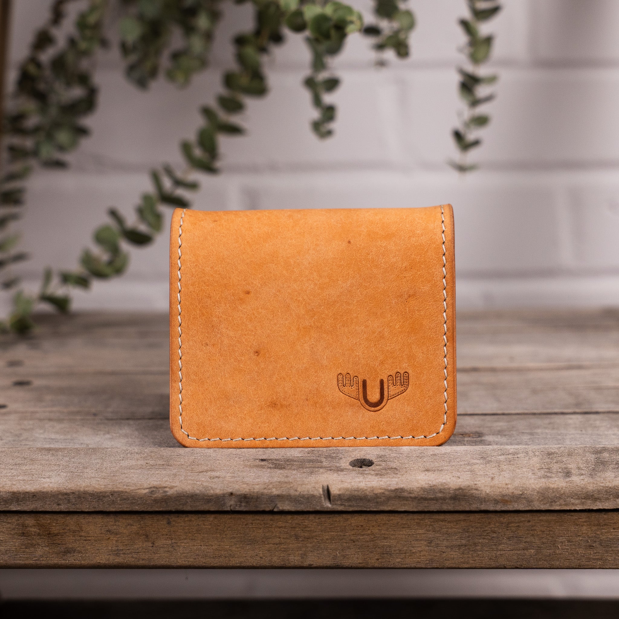 porte-carte en cuir fait main - Unisham