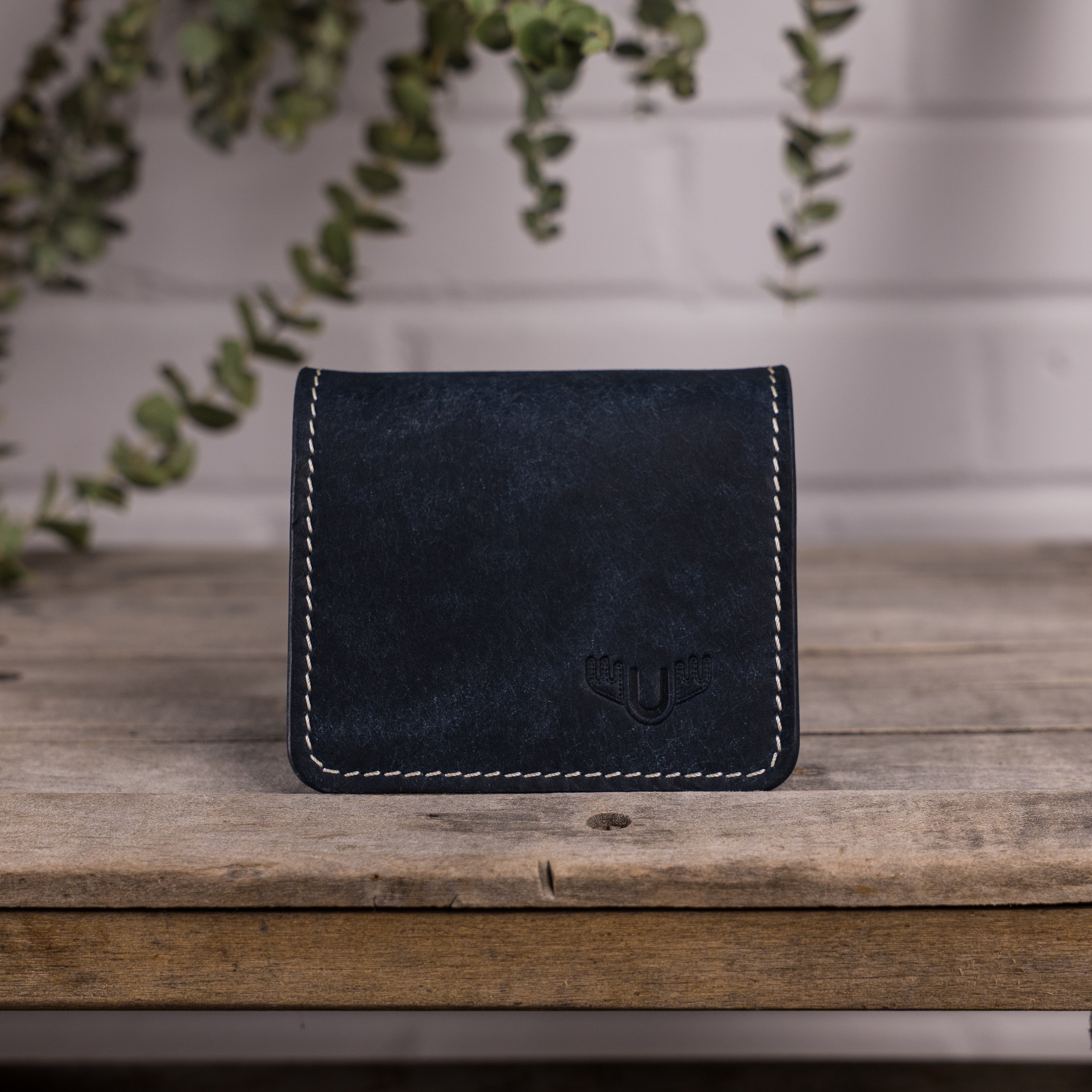 porte-carte en cuir fait main - unisham 