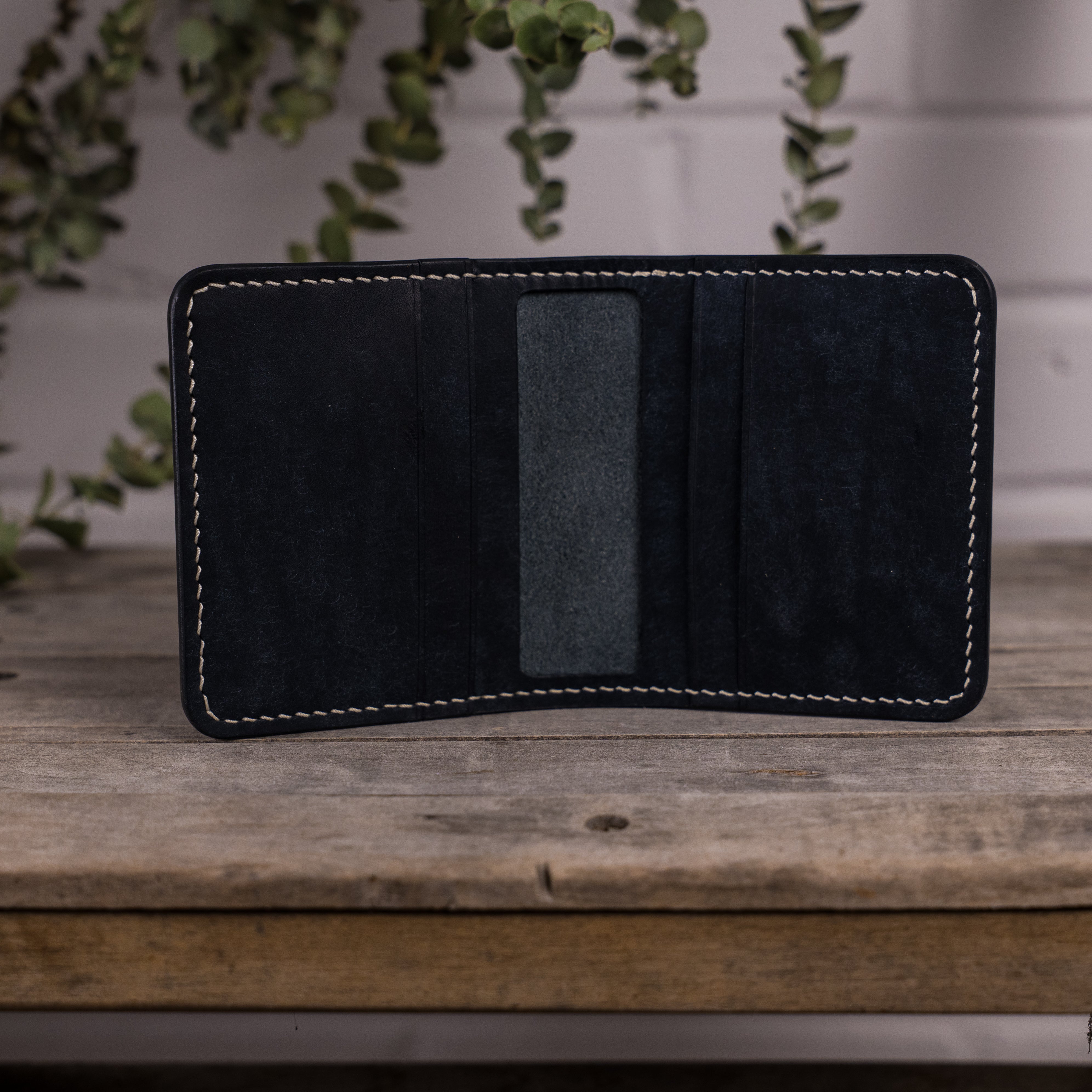 porte-carte en cuir fait main - Unisham