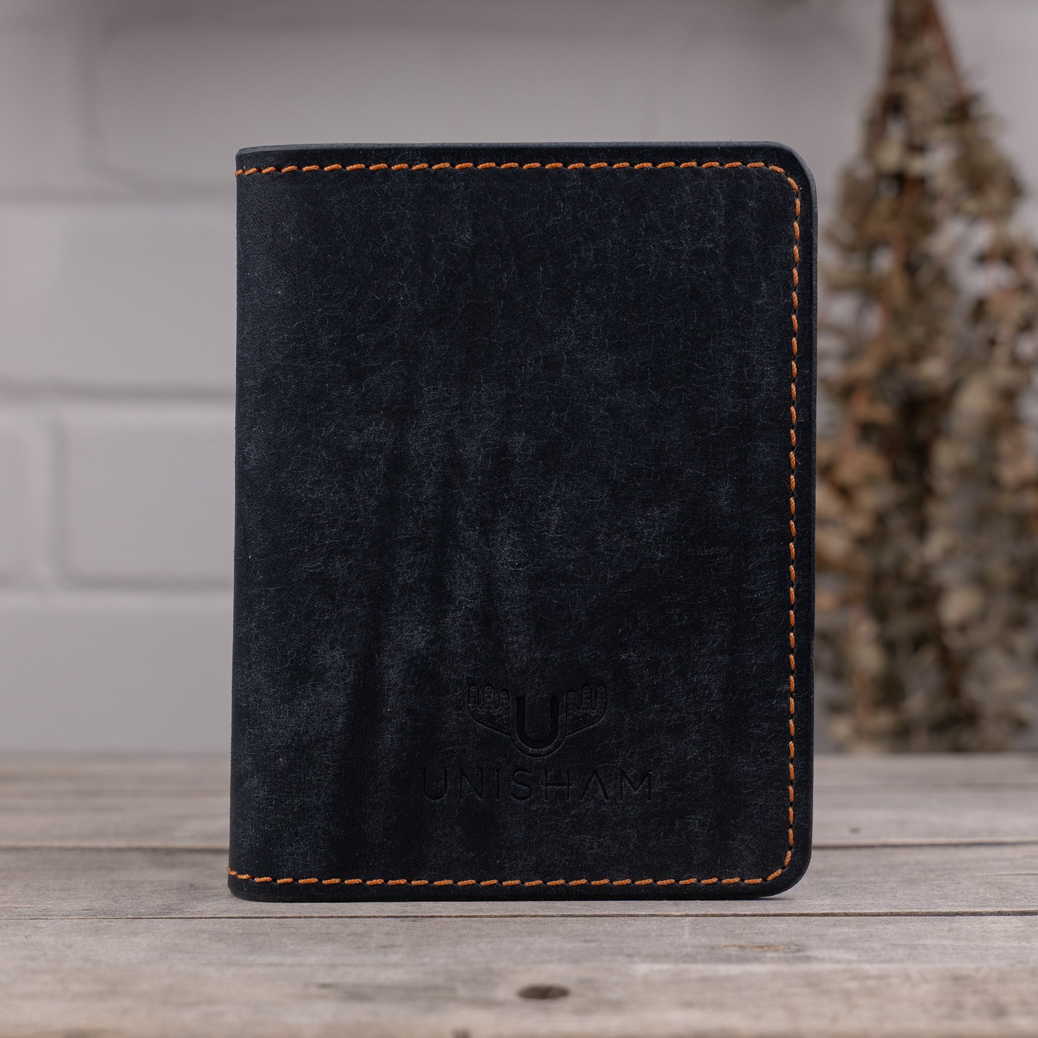 porte passeport en cuir fait main - Unisham