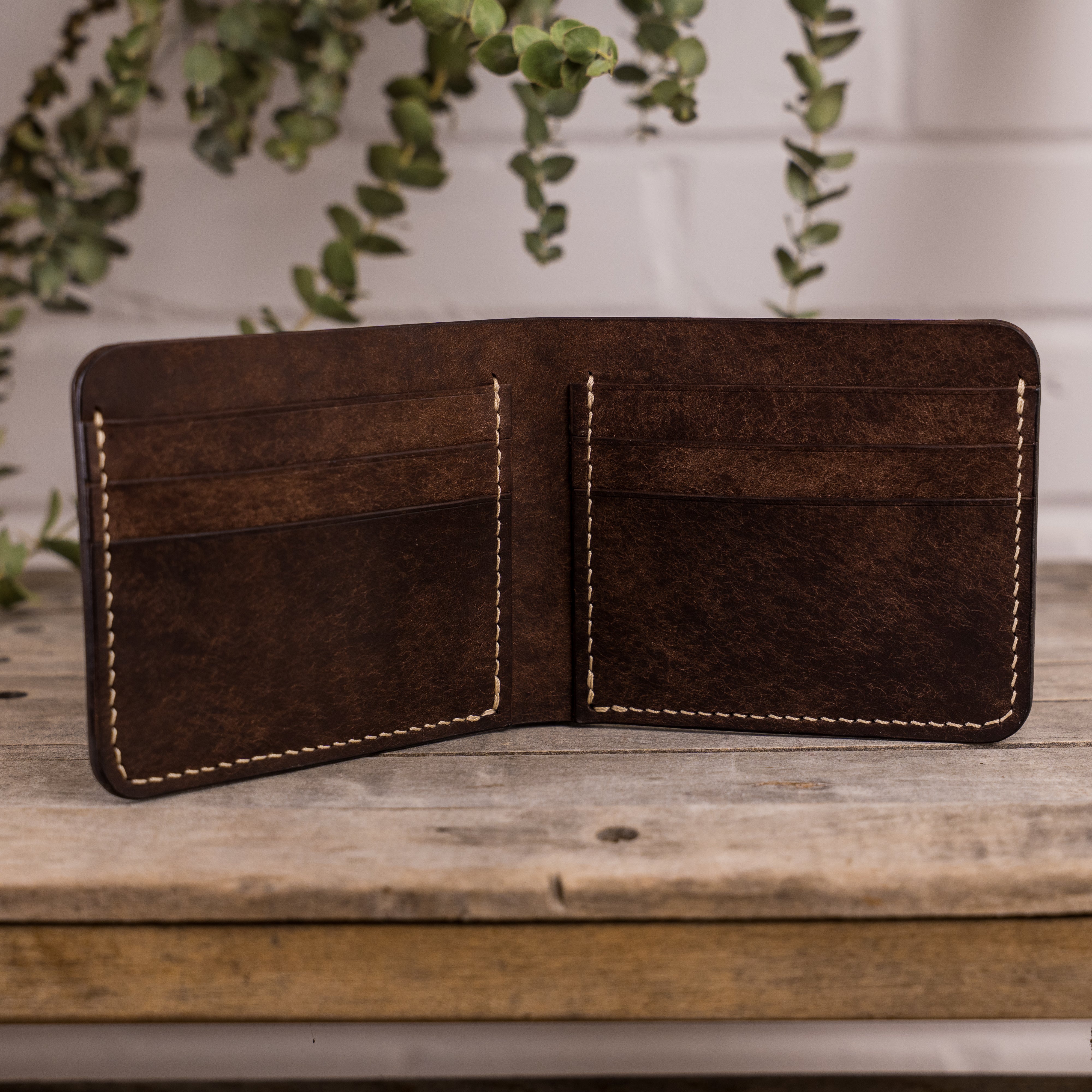 portefeuille en cuir fait main - Unisham