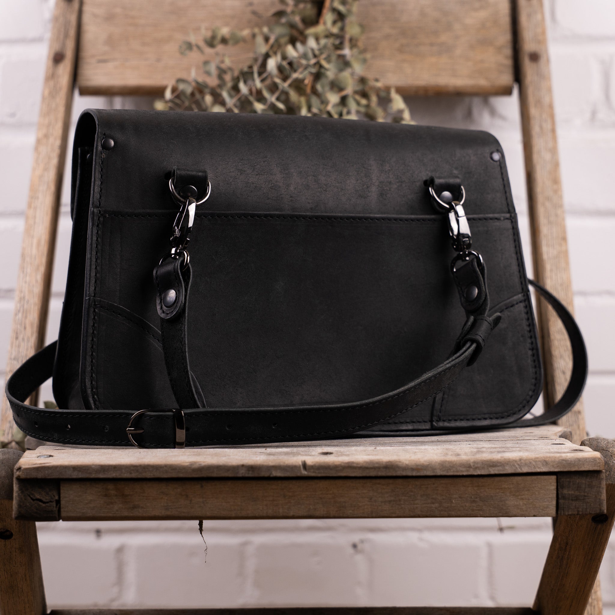 sac à bandoulière en cuir fait main - Unisham